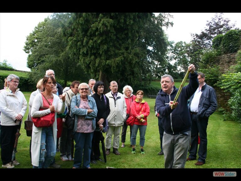Kräutervielfalt  im Garten rund um das Schloss